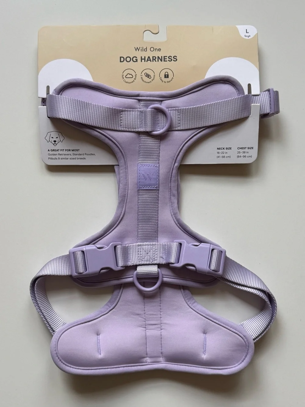Wild One Dog Harness - Large - Lilac